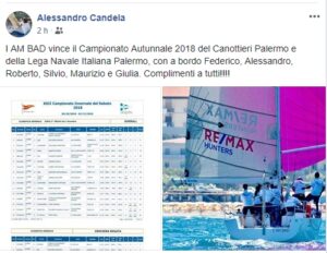 Scopri di più sull'articolo I AM A BAD di Alessandro Candela (CVS) vincitore del Campionato Invernale del Sabato 2018, ma non solo, perché il CVS  ….